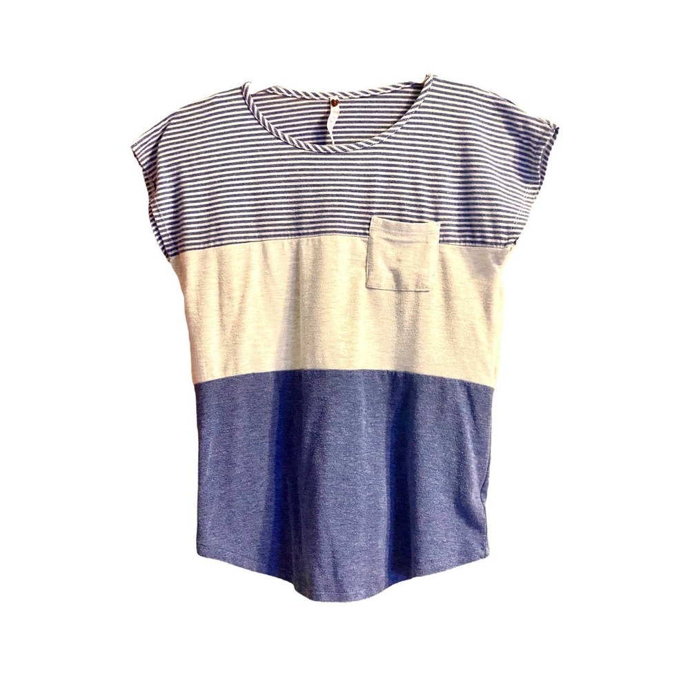 Navy and Gray Shirt by Poof Medium